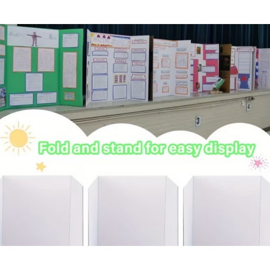 Folded white Foamboard 70*100 white 5mm, each piece in a bag